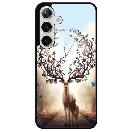 erdő szarvas őz négy évszak iPhone szilikon tok