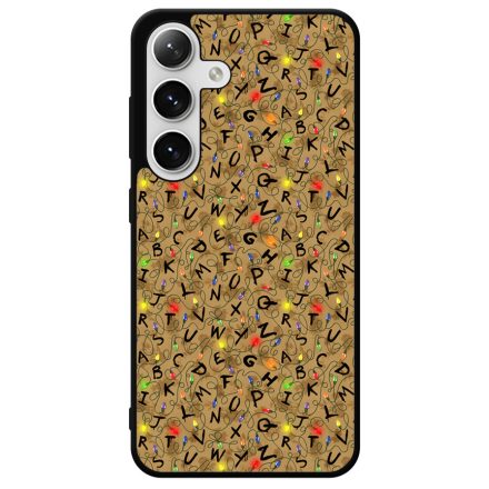 Alphabet - Stranger Things Samsung Galaxy szilikon tok