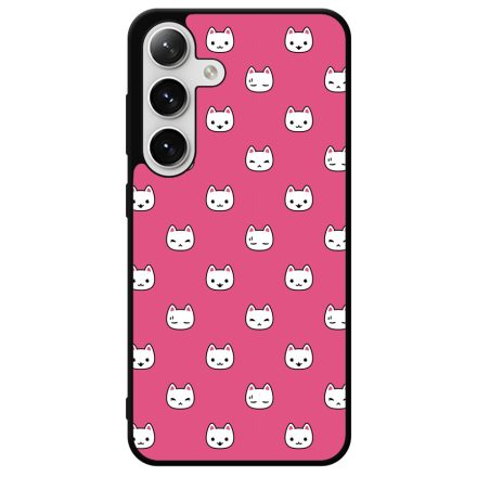 PINK Kitty Cat - cicás Samsung Galaxy szilikon tok