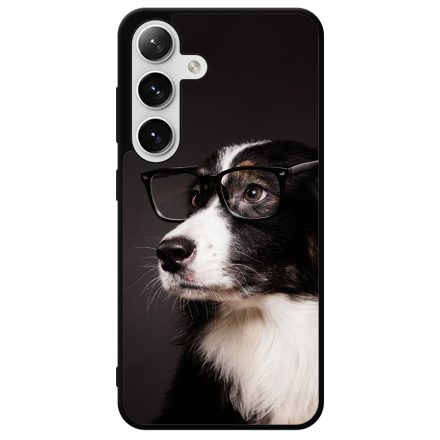 Csak okosan kutya mintás Samsung Galaxy szilikon tok