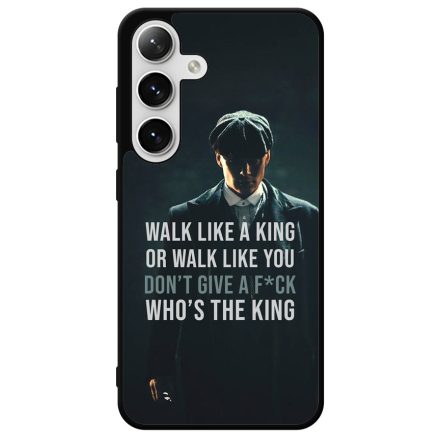 Tommy Shelby King idezet peaky blinders Samsung Galaxy szilikon tok
