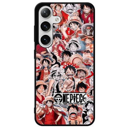 Monkey D Luffy Collage - One Piece Samsung Galaxy szilikon tok