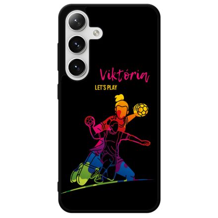 Kerd a Neveddel FOR HER kezilabda mintas Samsung Galaxy szilikon tok