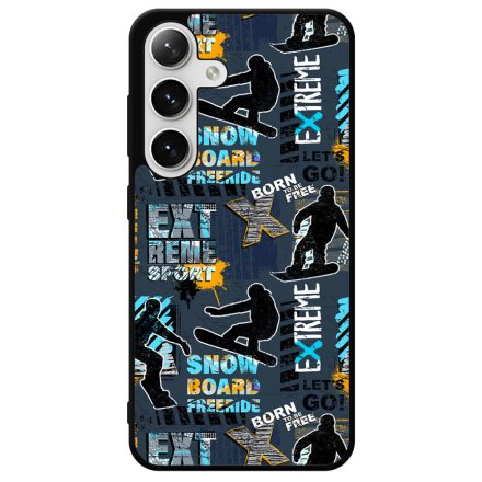 Born to be free Snowboard Samsung Galaxy szilikon tok