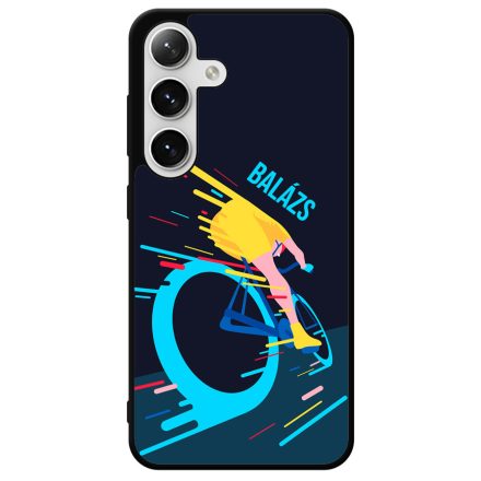 Kerd a neveddel Ride a bike Kerekpar mintas Samsung Galaxy szilikon tok