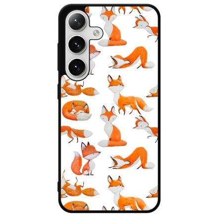 Rajzolt Róka mintás iPhone szilikon tok