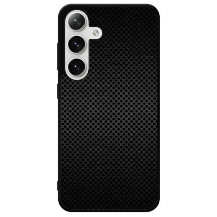Speaker fekete metál mintás Samsung Galaxy szilikon tok