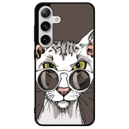 Hipster Szfinx cicus Samsung Galaxy szilikon tok