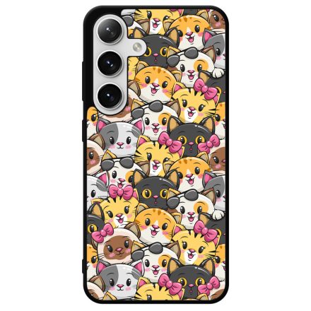 A legcukibb cica mintás Samsung Galaxy szilikon tok