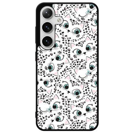 Szépséges cica szemek Samsung Galaxy szilikon tok