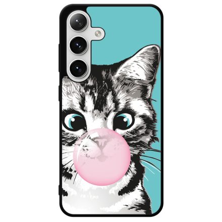 Bubble Cat - cica mintás Samsung Galaxy szilikon tok
