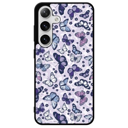 Gyonyoru lila pillangok iPhone szilikon tok