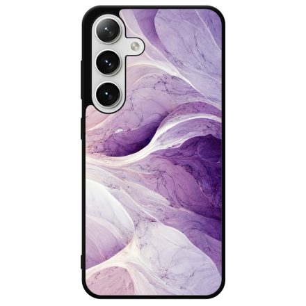 Absztrakt lila márvány mintás Samsung Galaxy szilikon tok