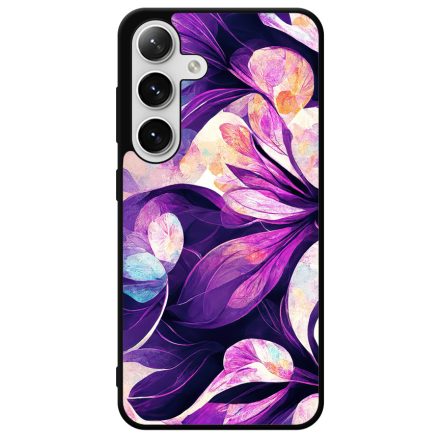 Zen lila absztrakt Art Samsung Galaxy szilikon tok