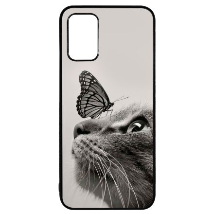 Cica és Pillangó - macskás Samsung Galaxy A02s tok