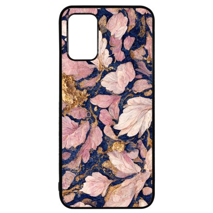 Gyönyörű rózsaszín aranyos virág Art Samsung Galaxy A02s tok