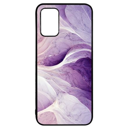 Absztrakt lila márvány mintás Samsung Galaxy A02s tok