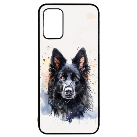 Fekete Belga juhászkutya Samsung Galaxy A02s tok