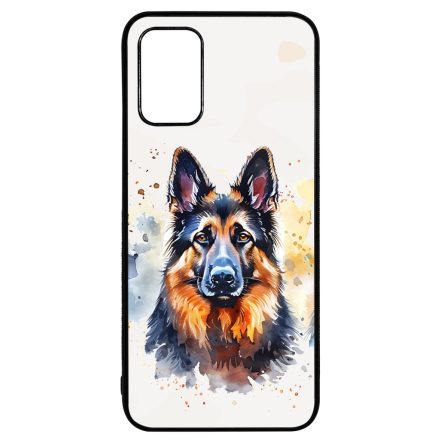 Barna-Fekete Belga juhászkutya Samsung Galaxy A02s tok