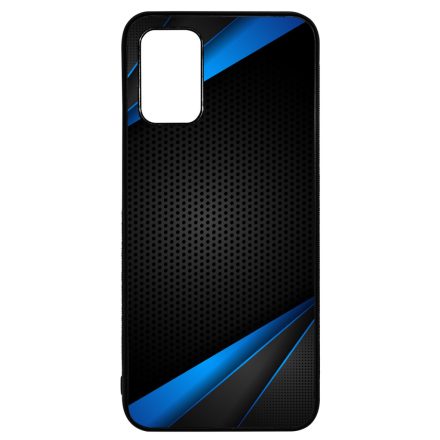 Carbon kék sávokkal Samsung Galaxy A02s tok