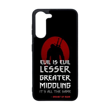 Evil is evil the Witcher Vaják Netflix Samsung Galaxy A05s tok