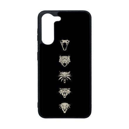 Witcher Schools wolf fehér farkas Samsung Galaxy A05s tok