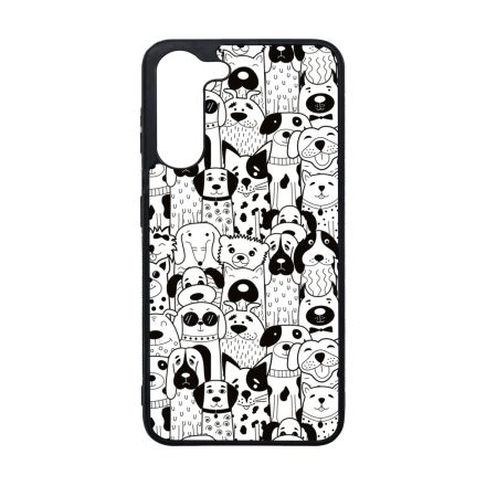 Aranyos kutya mintás Samsung Galaxy A05s tok