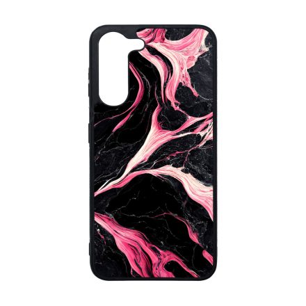 Gyönyörű fekete-pink márvány mintás Samsung Galaxy A05s tok