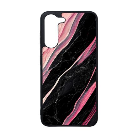 Luxury fekete-pink márvány mintás Samsung Galaxy A05s tok
