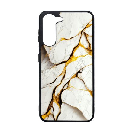 Luxury fehér és arany márvány mintás Samsung Galaxy A05s tok