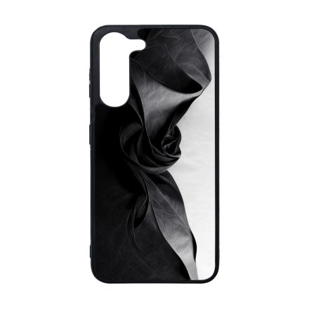 Szatén hatású fekete-fehér Art Samsung Galaxy A05s tok