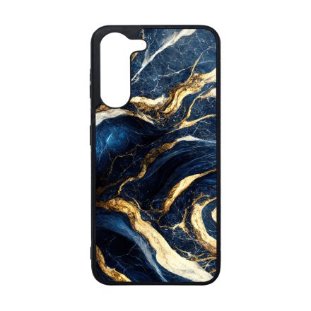 Gyönyörű kék és arany márvány mintás Samsung Galaxy A05s tok
