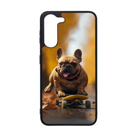 Francia bulldog gördeszkán Samsung Galaxy A05s tok