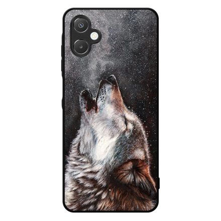téli farkas wolf art Samsung Galaxy A06 tok