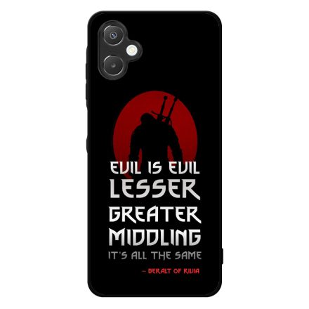 Evil is evil the Witcher Vaják Netflix Samsung Galaxy A06 tok