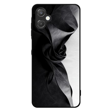 Szatén hatású fekete-fehér Art Samsung Galaxy A06 tok