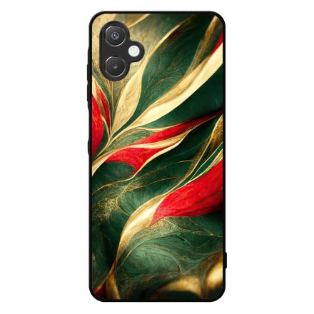 Magyaros piros-zöld márvány mintás Samsung Galaxy A06 tok