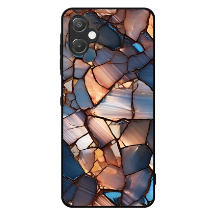 Elegáns kék mozaik Art Samsung Galaxy A06 tok