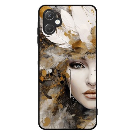 Szépséges aranyló nő Art Samsung Galaxy A06 tok