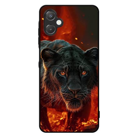 Fekete oroszlán Samsung Galaxy A06 tok