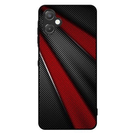 Carbon piros sávokkal Samsung Galaxy A06 tok