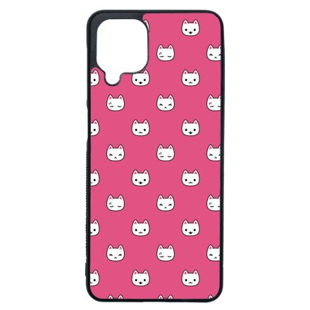 PINK Kitty Cat - cicás Samsung Galaxy A12 tok