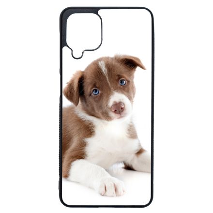 Édes Border Collie kölyök kutyus Samsung Galaxy A12 tok