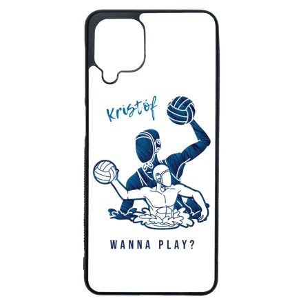 Blue For Him Vizilabda mintas Samsung Galaxy A12 tok