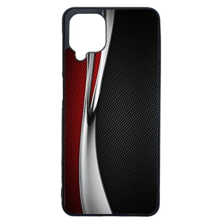 Silver Wave karbon mintás Samsung Galaxy A12 tok