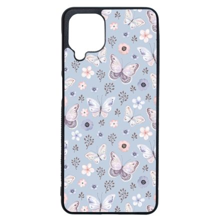 Aranyos kek pillangos Samsung Galaxy A12 tok