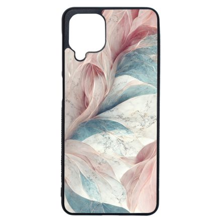 Lágy pasztel rózsaszín és zöld Art Samsung Galaxy A12 tok