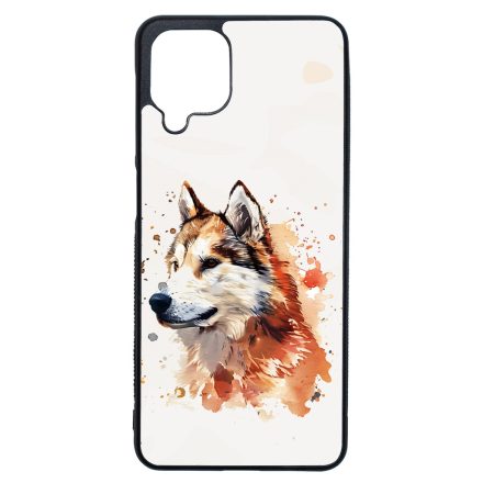 Barna Alaszkai Malamut Samsung Galaxy A12 tok