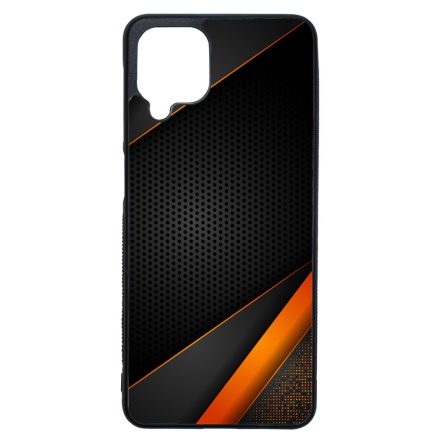 Naracs-fekete sávos carbon Samsung Galaxy A12 tok