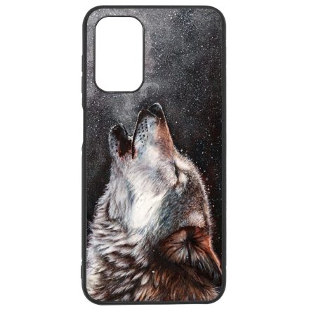 téli farkas wolf art Samsung Galaxy A13 4G tok